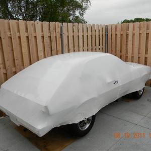 Pinto wrapped for storage